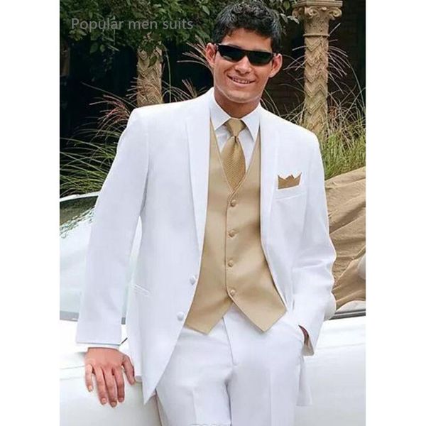 2018 new arrival whit men suit 3pieces slim fit notch lapel wedding groom custom made 3pcs(jacket+pant+vest+tie) for party prom, White;black
2018 new arrival whit men suit 3pieces slim fit notch lapel wedding groom custom made 3pcs(jacket+pant+vest+tie) for party prom, White;black