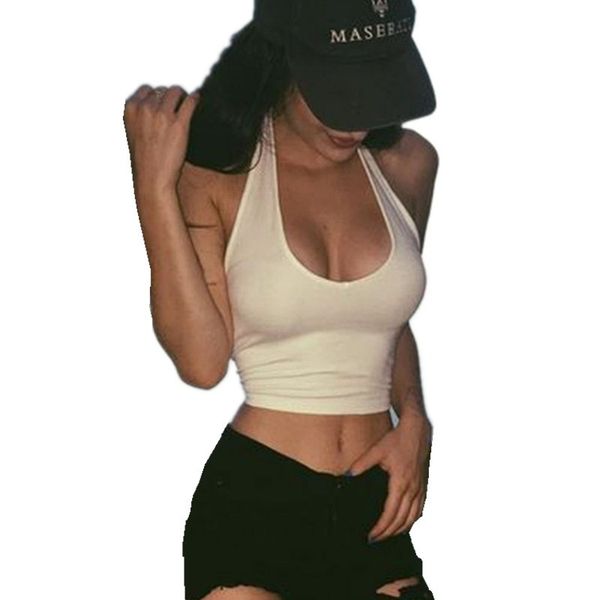 summer slim render short crops solid tanks women sleeveless u neck tank vest tube camis women female, White
summer slim render short crops solid tanks women sleeveless u neck tank vest tube camis women female, White