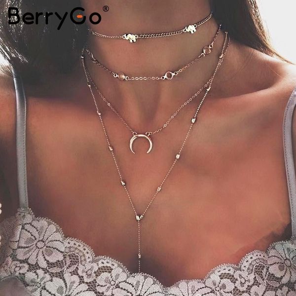 berrygo multilayer moon statement necklace trendy styles streetwear gold necklace long fine jewelry women clothing accessories, Blue;gray
berrygo multilayer moon statement necklace trendy styles streetwear gold necklace long fine jewelry women clothing accessories, Blue;gray