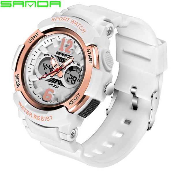 sanda brand electronic sport watch women watches ladies led digital wristwatch for female clock montre femme relogio feminino y18102310, Slivery;brown
sanda brand electronic sport watch women watches ladies led digital wristwatch for female clock montre femme relogio feminino y18102310, Slivery;brown
