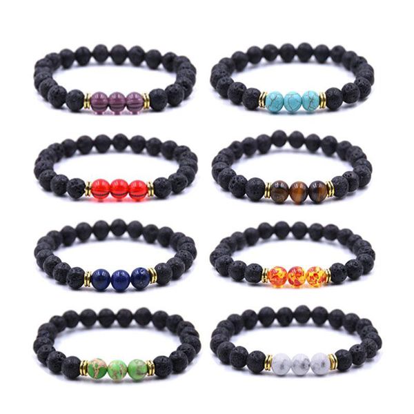 handmade volcanic lava stone yoga bracelets natural agate beaded strands buddha men women bracelets jewelry ing, Black
handmade volcanic lava stone yoga bracelets natural agate beaded strands buddha men women bracelets jewelry ing, Black