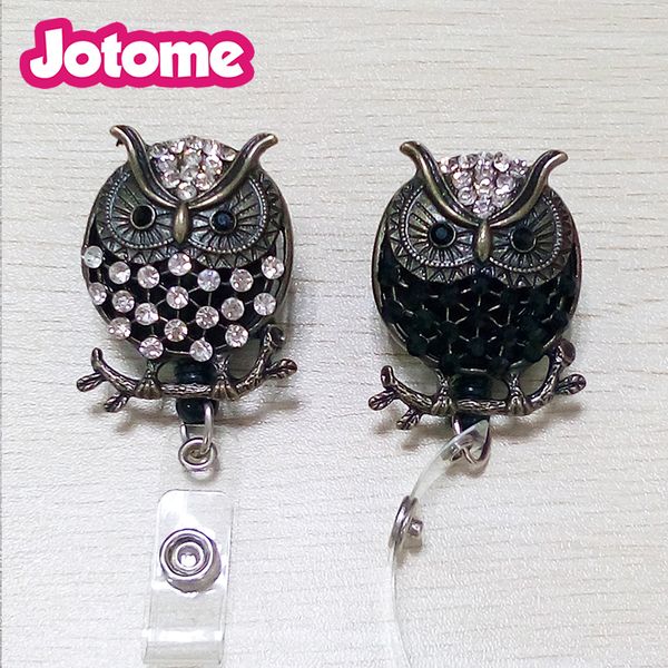 fashion custom beautiful rhinestone owl animal card retractable badge reel/id pull holder, Slivery;golden
fashion custom beautiful rhinestone owl animal card retractable badge reel/id pull holder, Slivery;golden