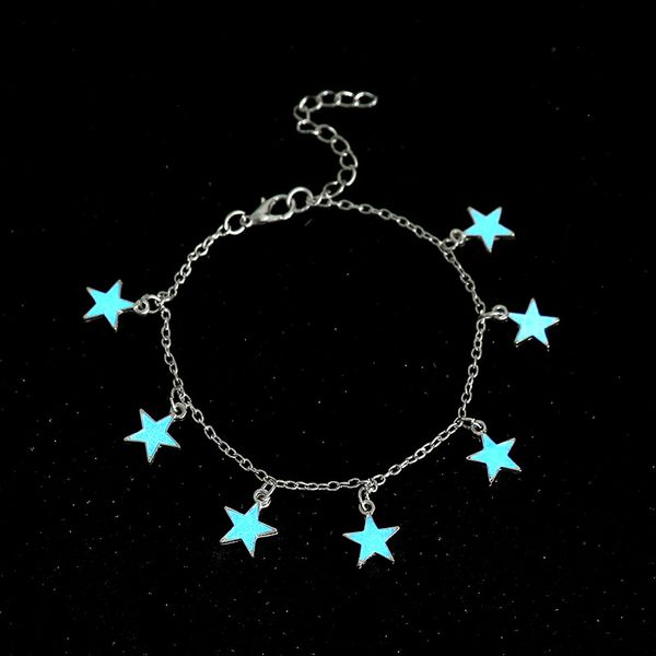 luminous anklets bracelet foot jewelry women glow in the dark star chain anklet barefoot sandal beach jewelry, Red;blue
luminous anklets bracelet foot jewelry women glow in the dark star chain anklet barefoot sandal beach jewelry, Red;blue