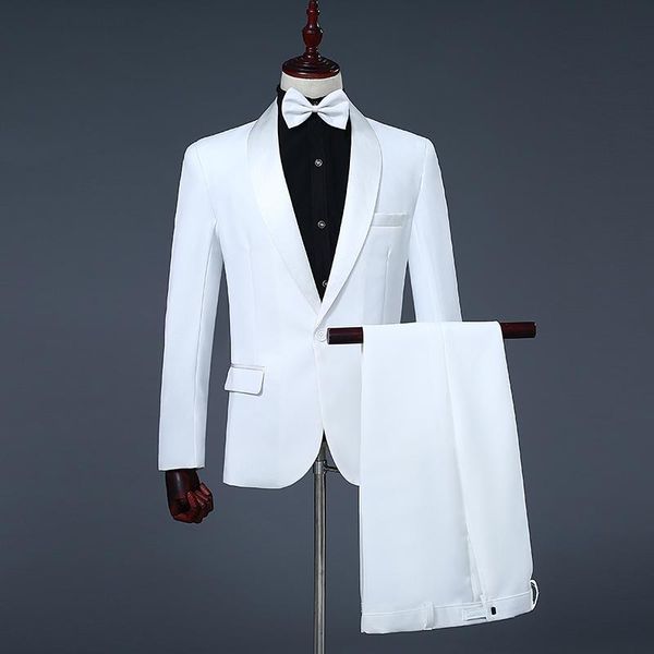 white men wedding suit shawl lapel custom made groom tuxedos handsome man blazer groomsmen outfits 2piece(jacket+pants)costume homme, Black;gray
white men wedding suit shawl lapel custom made groom tuxedos handsome man blazer groomsmen outfits 2piece(jacket+pants)costume homme, Black;gray
