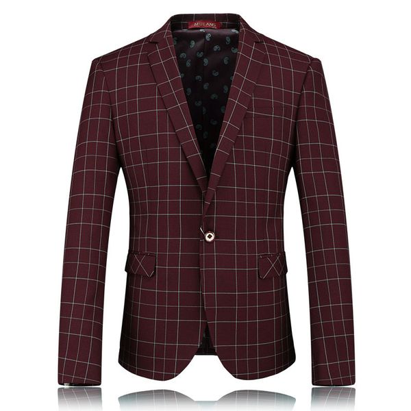 fashion korean classic lattice man's suit will code man leisure time one button small, White;black
fashion korean classic lattice man's suit will code man leisure time one button small, White;black