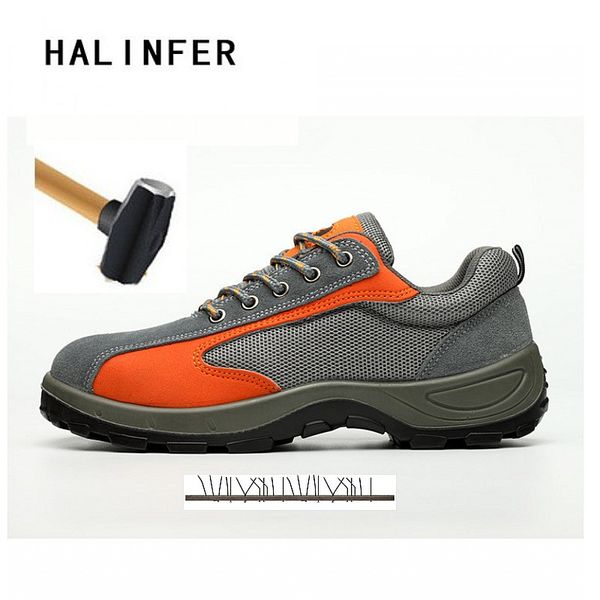 halinfer men's safety shoes with steel toe cap flock round toe breathable casual shoes fashion steel head men safety boots, Black
halinfer men's safety shoes with steel toe cap flock round toe breathable casual shoes fashion steel head men safety boots, Black