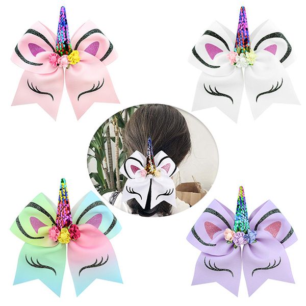 princess unicorn cheer bow ribbon hair bow fabric cheerleading bows girl hair accessories dhl shipping, Silver
princess unicorn cheer bow ribbon hair bow fabric cheerleading bows girl hair accessories dhl shipping, Silver