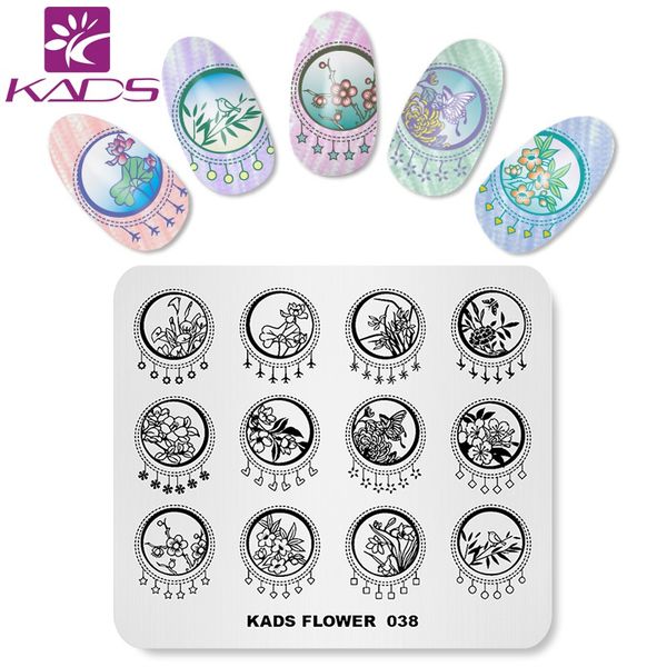 kads flower 038 nail stamping plates flower theme chinese style nail art stamper lotus bamboo plum blossom template stencil, White
kads flower 038 nail stamping plates flower theme chinese style nail art stamper lotus bamboo plum blossom template stencil, White