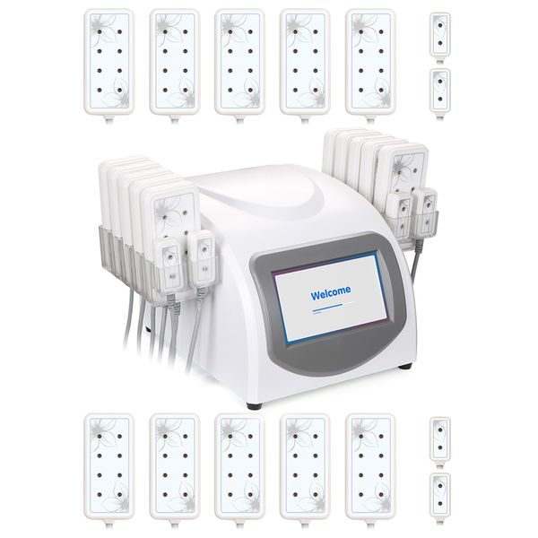 14 pads 650nm 5mw lipo laser slimming machine cellulite removal lllt body shape beauty equipment
14 pads 650nm 5mw lipo laser slimming machine cellulite removal lllt body shape beauty equipment