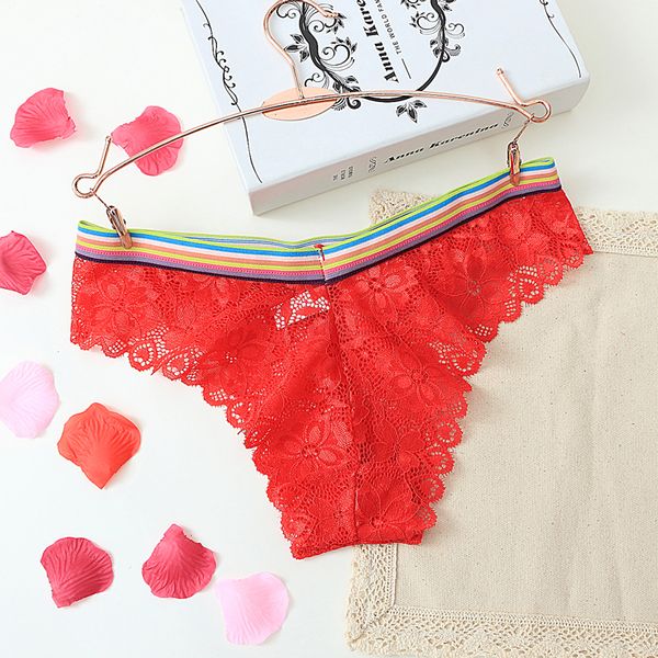 underwear women panties lace briefs cheecky female intimates underpants rainblow contrast color new low rise panty 3310, Black;white
underwear women panties lace briefs cheecky female intimates underpants rainblow contrast color new low rise panty 3310, Black;white