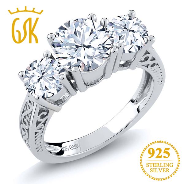 gemstoneking 2.60 ct natural white z white sapphire three stone engagement ring 925 sterling silver vintage women's ring, Golden;silver
gemstoneking 2.60 ct natural white z white sapphire three stone engagement ring 925 sterling silver vintage women's ring, Golden;silver