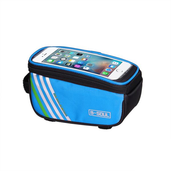 bicycle bag frame front head waterproof touchscreen bike bag pannier for mobile phone bike 2018
