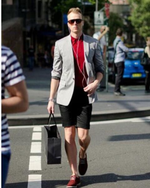 2018 grey coat with black short pant men suits prom suits vintage groomsmen wedding tuxedos mens daily wear suit(jacket+pants, White;black
2018 grey coat with black short pant men suits prom suits vintage groomsmen wedding tuxedos mens daily wear suit(jacket+pants, White;black