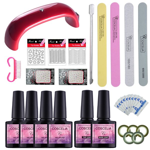 manicure set 12w led lamp nail gel polish set kit base gel coat remover wraps 8ml nail art kits files diy tools sets
manicure set 12w led lamp nail gel polish set kit base gel coat remover wraps 8ml nail art kits files diy tools sets