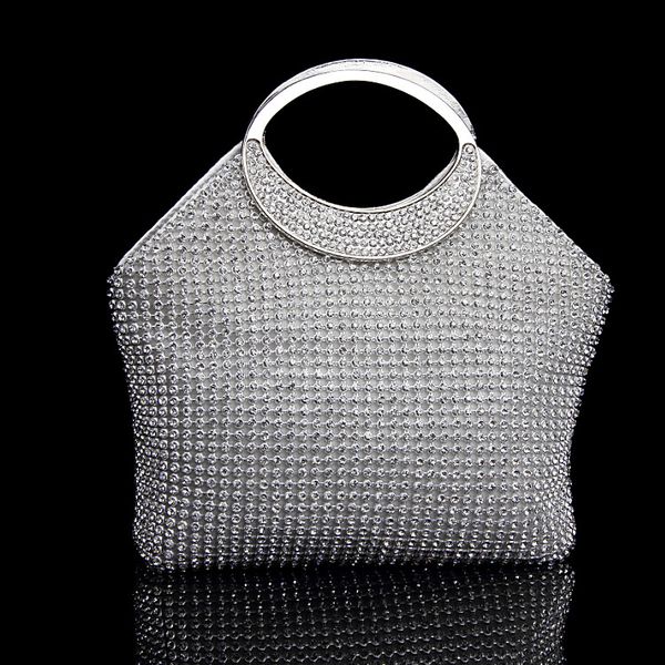 diamond-studded evening bag the bridal and lady hand bag all hand - made and full of diamonds for party /wedding /banquet, Black
diamond-studded evening bag the bridal and lady hand bag all hand - made and full of diamonds for party /wedding /banquet, Black