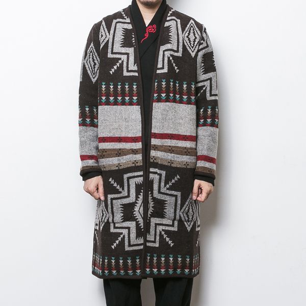 wholesale- winter autumn men trench coat thicken knitted cardigan long outwear male fashion pattern woolen causal trench jacket f17, Tan;black
wholesale- winter autumn men trench coat thicken knitted cardigan long outwear male fashion pattern woolen causal trench jacket f17, Tan;black
