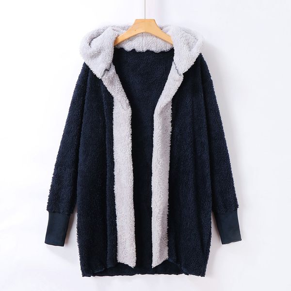 feitong 2018 women's cardigan jacket splicing long sleeve medium long coat jacket, Black
feitong 2018 women's cardigan jacket splicing long sleeve medium long coat jacket, Black
