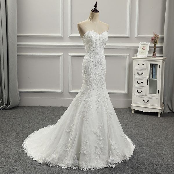 sweetheart neckline lace mermaid wedding dress 2019 appliques bridal gowns lace up wedding gown white red ivory
sweetheart neckline lace mermaid wedding dress 2019 appliques bridal gowns lace up wedding gown white red ivory