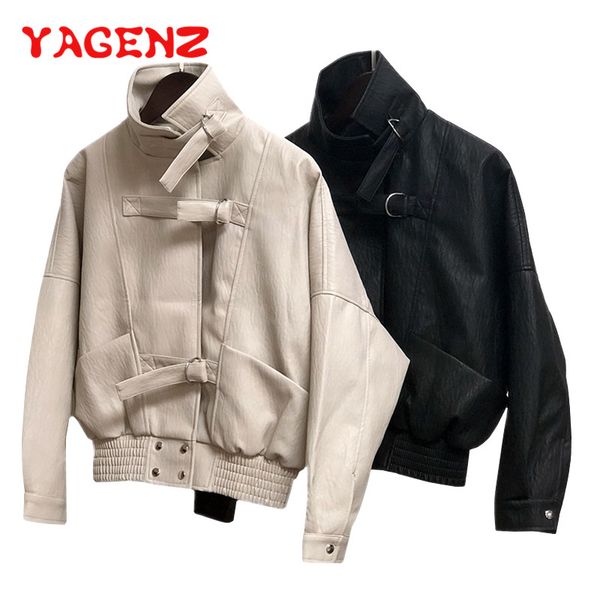 yagenz 2018 spring and autumn jacket for women pu leather jacket plus size fashion zipper basic leather jackets short coats 189, Black
yagenz 2018 spring and autumn jacket for women pu leather jacket plus size fashion zipper basic leather jackets short coats 189, Black