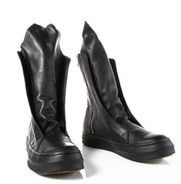 real picture full real leather owen high street zip men military boots rock fashion euro tactical catwalk martin boots, Black
real picture full real leather owen high street zip men military boots rock fashion euro tactical catwalk martin boots, Black