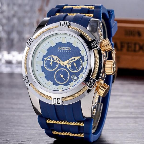 new 2018invicta man's full-featured watch Rubber strap outdoor sports watches Big dial all pointers work High quality brand Wristwatch
new 2018invicta man's full-featured watch Rubber strap outdoor sports watches Big dial all pointers work High quality brand Wristwatch