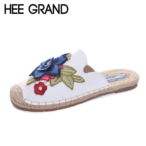 hee grand embroidery slippers 2017 new summer flats slides casual fisher shoes woman slip on platform women shoes xwt849, Black
hee grand embroidery slippers 2017 new summer flats slides casual fisher shoes woman slip on platform women shoes xwt849, Black