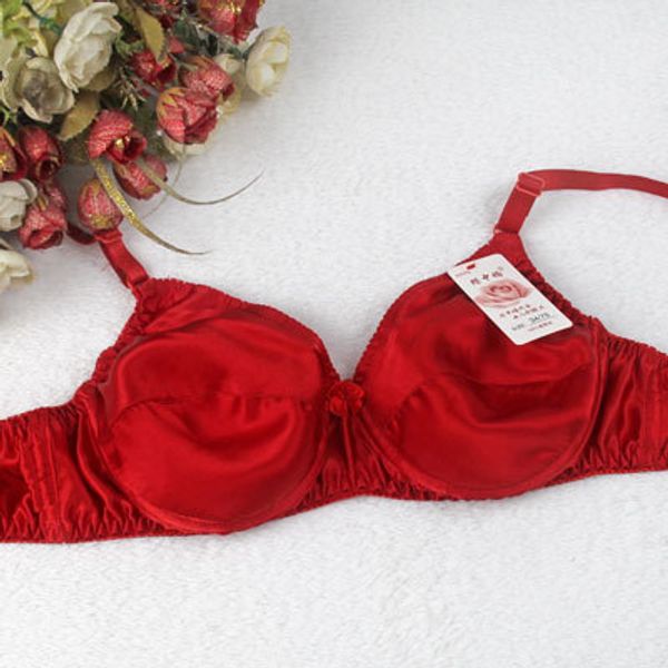 silk bra women underwear adjustale double faced wireless lingeries ultra-thin pad undershirt bras wholesale, Red;black
silk bra women underwear adjustale double faced wireless lingeries ultra-thin pad undershirt bras wholesale, Red;black