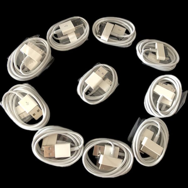 

1m 3ft best Quality 30 pin USB Date Sync Charger Cable 30pin usb cable for iphone 4 4s 3G ipad 2