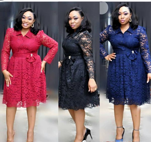Autumn Ladies Lace Dress Women Fall African Casual Vintage Cocktail Party Midi Dresses Long Sleeved Elegant Plus Size
Autumn Ladies Lace Dress Women Fall African Casual Vintage Cocktail Party Midi Dresses Long Sleeved Elegant Plus Size