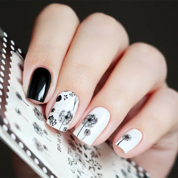 1 pc born pretty flying dandelion pretty flower sticker nail art water decals nail transfer stickers bp-w13, Black
1 pc born pretty flying dandelion pretty flower sticker nail art water decals nail transfer stickers bp-w13, Black