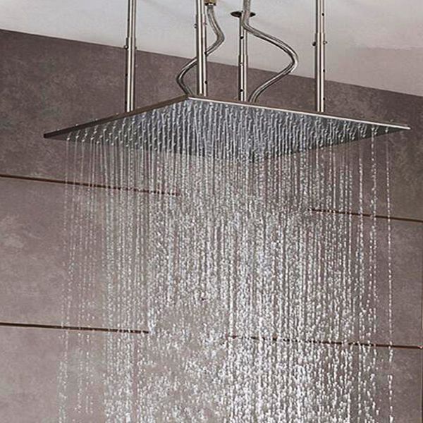 bathroom accessorise celing shower head square big rain shower head brushed sus rainfall head shower with arms
bathroom accessorise celing shower head square big rain shower head brushed sus rainfall head shower with arms
