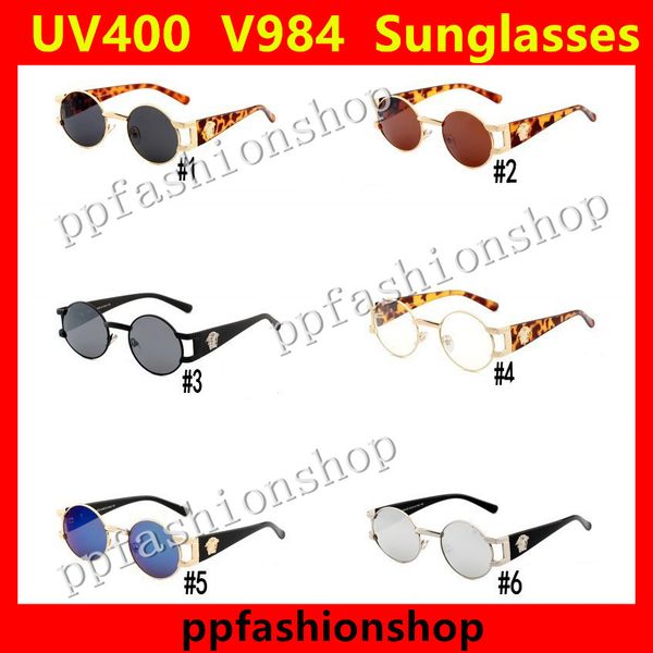 fashion wild metal retro glasses luxury sunglasses men women brand designer sunglasses uv protection glasses with original box, White;black
fashion wild metal retro glasses luxury sunglasses men women brand designer sunglasses uv protection glasses with original box, White;black