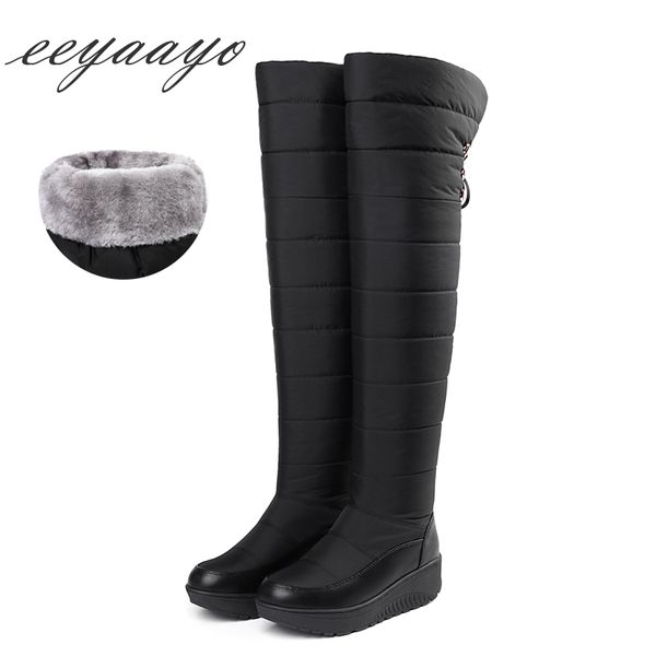2018 new winter women over-the-knee boots wedge middle heel round toe ladies women shoes black down snow tight high boots
2018 new winter women over-the-knee boots wedge middle heel round toe ladies women shoes black down snow tight high boots