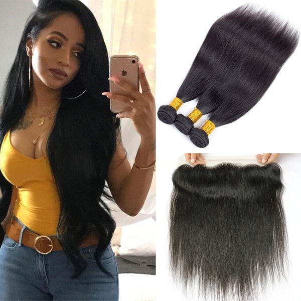 13x4 peruvian hair lace frontal closure with 4 bundles straight brazilian human hair full lace frontal pieces ear to ear, Black;brown
13x4 peruvian hair lace frontal closure with 4 bundles straight brazilian human hair full lace frontal pieces ear to ear, Black;brown