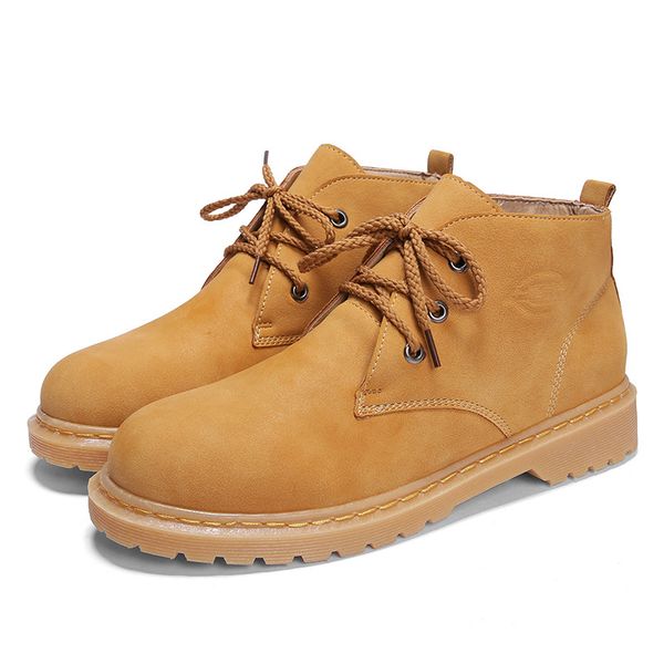 autumn and winter england martin boots wild casual rhubarb in the high-end big head desert england tooling men's boots, Black 
autumn and winter england martin boots wild casual rhubarb in the high-end big head desert england tooling men's boots, Black