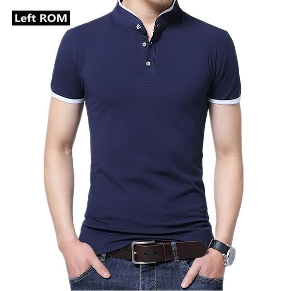 2018 summer new mens fashion boutique stitching casual short-sleeved t-shirts / mens slim casual stand collar t-shirts male, White;black
2018 summer new mens fashion boutique stitching casual short-sleeved t-shirts / mens slim casual stand collar t-shirts male, White;black