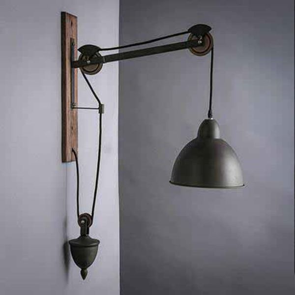 american country style wall light industry retro bar creative single head pulley lift stairs bedroom wall lamp
american country style wall light industry retro bar creative single head pulley lift stairs bedroom wall lamp