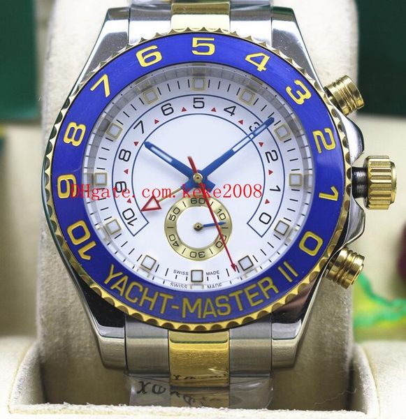5 Style Luxury YachtMaster II Watch 44mm 116680 116681 116688 116689 Ceramic Bezel No Chronograph Asia 2813 Movement Automatic Mens Watches
5 Style Luxury YachtMaster II Watch 44mm 116680 116681 116688 116689 Ceramic Bezel No Chronograph Asia 2813 Movement Automatic Mens Watches