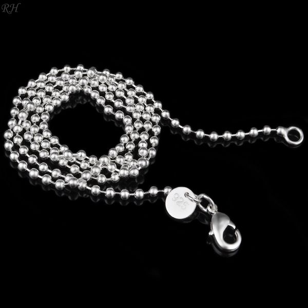 16/18/20/22/24 inches fashion silver ball beads chain necklace for women jewelry accessories necklace pendant party
16/18/20/22/24 inches fashion silver ball beads chain necklace for women jewelry accessories necklace pendant party
