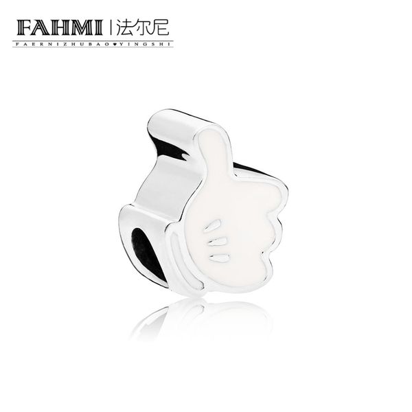fahmi 100% 925 sterling silver 1:1 original 797179en12 authentic temperament fashion glamour retro bead wedding women jewelry, Black