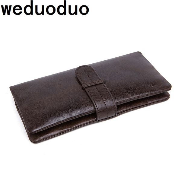 weduoduo new wallet 100% genuine cowhide leather men long wallet coin purse vintage male carteira wallets, Red;black
weduoduo new wallet 100% genuine cowhide leather men long wallet coin purse vintage male carteira wallets, Red;black