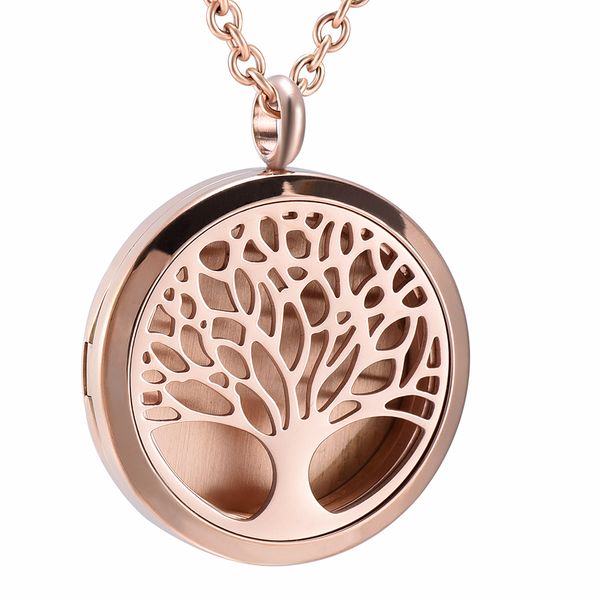 tree of life perfume pendant memorial air freshener stainless steel rose gold aromatherapy fragrant essential oil diffuser, Silver
tree of life perfume pendant memorial air freshener stainless steel rose gold aromatherapy fragrant essential oil diffuser, Silver