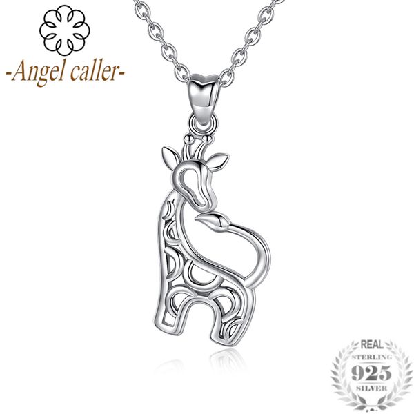 angel caller authentic 925 sterling silver animal giraffe pendant necklaces for women trendy fine jewelry 2018 new collection
angel caller authentic 925 sterling silver animal giraffe pendant necklaces for women trendy fine jewelry 2018 new collection