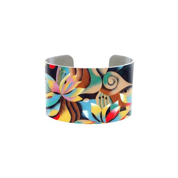2020 trendy abstract cuff flowers bracelet mandala art bangle silver ladies jewelry bracelets bangles for women, Black
2020 trendy abstract cuff flowers bracelet mandala art bangle silver ladies jewelry bracelets bangles for women, Black