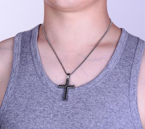 2018 new stainless steel cross pendant by european and american fashion vintage tisteel cross necklace a1, Silver
2018 new stainless steel cross pendant by european and american fashion vintage tisteel cross necklace a1, Silver