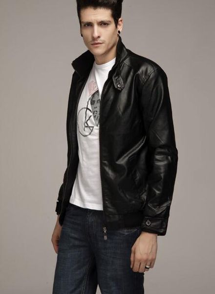 fashion autumn male leather jacket slim fit coat men stand collar pu coats leather biker jackets plus size 3xl velet for male wholesale, Black;brown
fashion autumn male leather jacket slim fit coat men stand collar pu coats leather biker jackets plus size 3xl velet for male wholesale, Black;brown