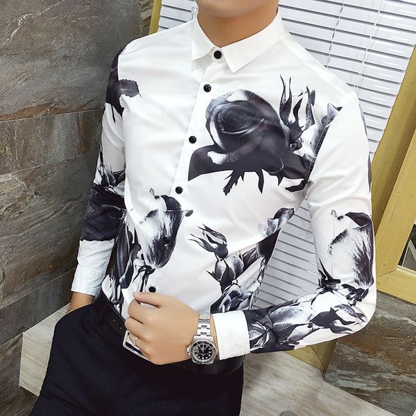 new men's personality fashion printed shirt, men's casual long-sleeved shirt, tight casual 3d printed shirt men black white 4xl, White;black
new men's personality fashion printed shirt, men's casual long-sleeved shirt, tight casual 3d printed shirt men black white 4xl, White;black