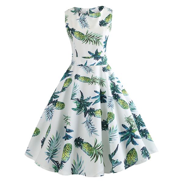 summer round neck vintage dress green pineapple print bodycon women summer dress sleeveless party dress fs5015, Black;gray
summer round neck vintage dress green pineapple print bodycon women summer dress sleeveless party dress fs5015, Black;gray