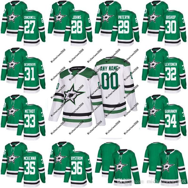 2017-2018 Season Dallas Stars Jersey 27 Adam Cracknell 28 Stephen Johns 29 Greg Pateryn 30 Ben Bishop 33 Marc Methot Custom Hockey Jerseys
2017-2018 Season Dallas Stars Jersey 27 Adam Cracknell 28 Stephen Johns 29 Greg Pateryn 30 Ben Bishop 33 Marc Methot Custom Hockey Jerseys