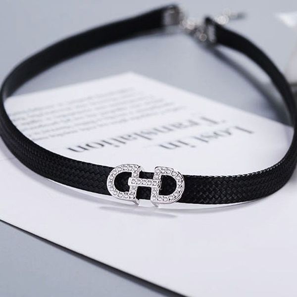 onewan 925 silver pendant necklace black wax rope torques choker necklaces for women jewelry gifts loli short clavicular chain
onewan 925 silver pendant necklace black wax rope torques choker necklaces for women jewelry gifts loli short clavicular chain
